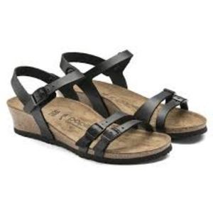 Birkenstock Papillio Lana Black Sandals. Size: 40